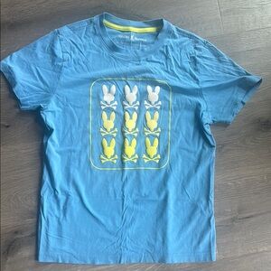 Psycho Bunny Blue and Yellow Short Sleeve Tee